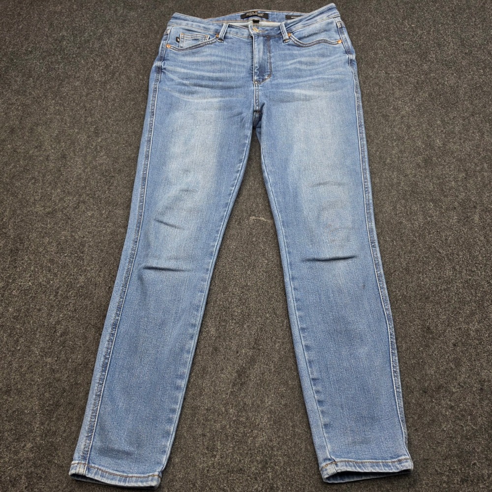 Judy Blue Skinny Jeans Women 7/28 Blue Medium Wash Stretch Denim JB88538